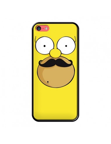 Coque Homer Movember Moustache Simpsons pour iPhone 5C - Bertrand Carriere