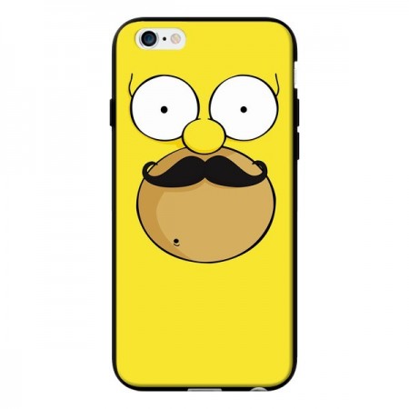 Coque Homer Movember Moustache Simpsons pour iPhone 6 - Bertrand Carriere Coque Homer Movember Moustache Simpsons pour iPhone 6 - Bertrand Carriere
