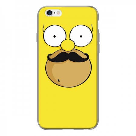 Coque Homer Movember Moustache Simpsons pour iPhone 6 - Bertrand Carriere Coque Homer Movember Moustache Simpsons pour iPhone 6 - Bertrand Carriere