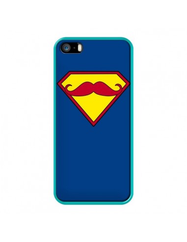 Coque Super Moustache Movember Superman pour iPhone 5 et 5S - Bertrand Carriere