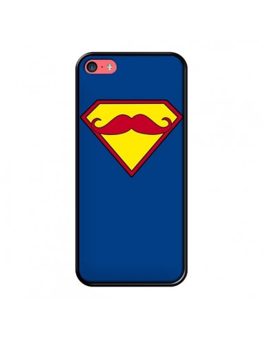 Coque Super Moustache Movember Superman pour iPhone 5C - Bertrand Carriere