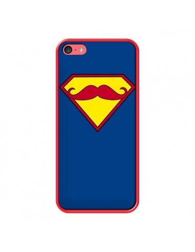 Coque Super Moustache Movember Superman pour iPhone 5C - Bertrand Carriere