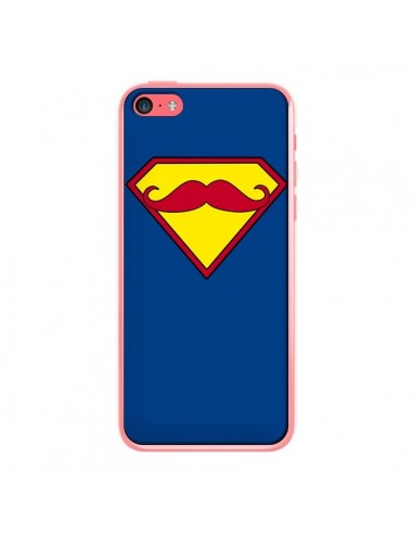 Coque Super Moustache Movember Superman pour iPhone 5C - Bertrand Carriere