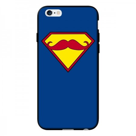 Coque Super Moustache Movember Superman pour iPhone 6 - Bertrand Carriere Coque Super Moustache Movember Superman pour iPhone 6 - Bertrand Carriere