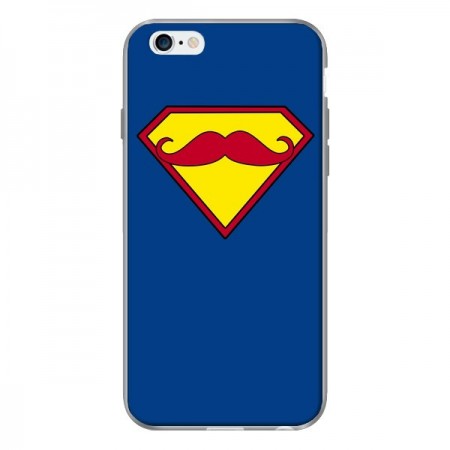 Coque Super Moustache Movember Superman pour iPhone 6 - Bertrand Carriere Coque Super Moustache Movember Superman pour iPhone 6 - Bertrand Carriere