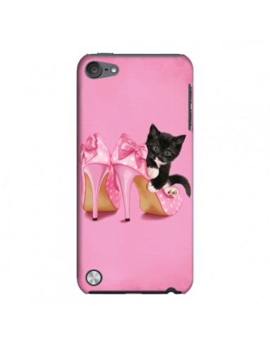 Coque Chaton Chat Noir Kitten Chaussure Shoes pour iPod Touch 5 - Maryline Cazenave