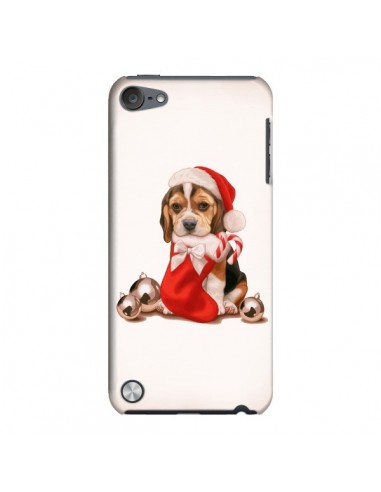 Coque Chien Dog Pere Noel Christmas pour iPod Touch 5 - Maryline Cazenave