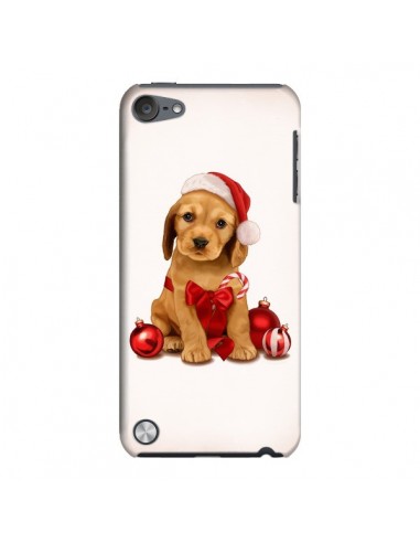 Coque Chien Dog Pere Noel Christmas Boules Sapin pour iPod Touch 5 - Maryline Cazenave