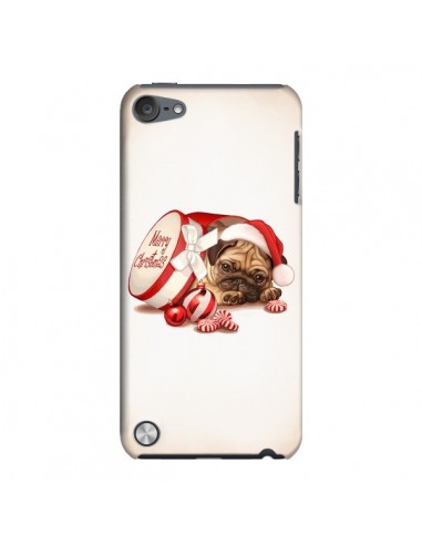 Coque Chien Dog Pere Noel Christmas Boite pour iPod Touch 5 - Maryline Cazenave