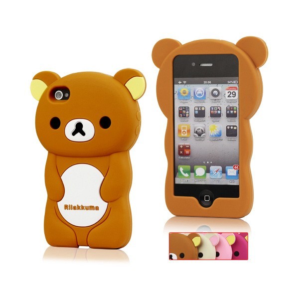 coque iphone 4 silicone ours