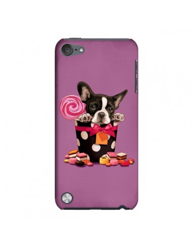 Coque Chien Dog Boite Noeud Papillon Pois Bonbon pour iPod Touch 5 - Maryline Cazenave