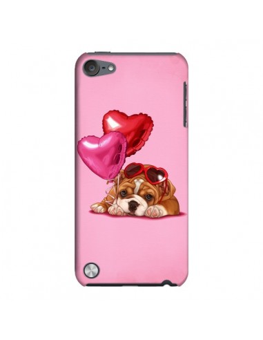Coque Chien Dog Lunettes Coeur Ballon pour iPod Touch 5 - Maryline Cazenave