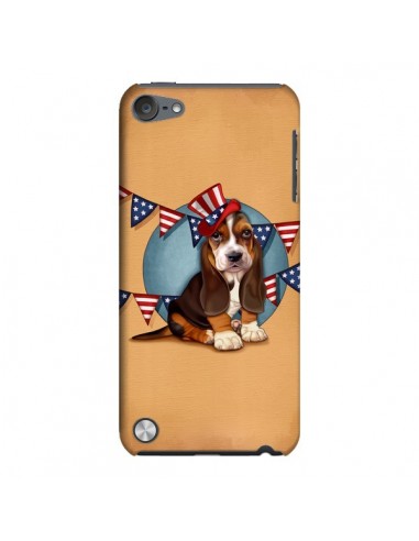 Coque Chien Dog USA Americain pour iPod Touch 5 - Maryline Cazenave