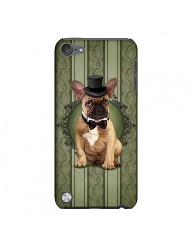 Coque Chien Dog Bulldog Noeud Papillon Chapeau pour iPod Touch 5 - Maryline Cazenave
