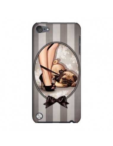 Coque Lady Noir Noeud Papillon Chien Dog Luxe pour iPod Touch 5 - Maryline Cazenave