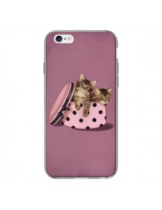 Coque Chaton Chat Kitten Boite Pois pour iPhone 6 - Maryline Cazenave 2