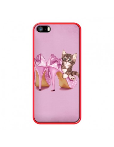 Coque Chaton Chat Kitten Chaussure Shoes pour iPhone 5 et 5S - Maryline Cazenave