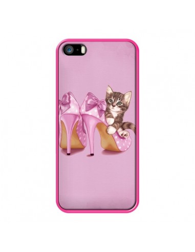 Coque Chaton Chat Kitten Chaussure Shoes pour iPhone 5 et 5S - Maryline Cazenave