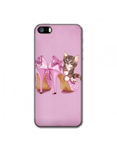 Coque Chaton Chat Kitten Chaussure Shoes pour iPhone 5 et 5S - Maryline Cazenave