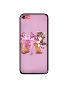 Coque Chaton Chat Kitten Chaussure Shoes pour iPhone 5C - Maryline Cazenave
