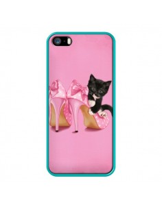 Coque Chaton Chat Noir Kitten Chaussure Shoes pour iPhone 5 et 5S - Maryline Cazenave 2