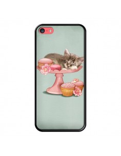 Coque Chaton Chat Kitten Cookies Cupcake pour iPhone 5C - Maryline Cazenave