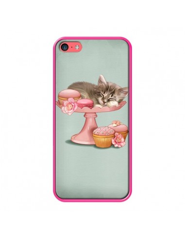 Coque Chaton Chat Kitten Cookies Cupcake pour iPhone 5C - Maryline Cazenave