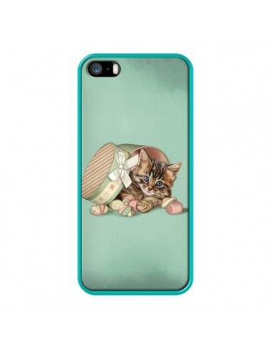 Coque Chaton Chat Kitten Boite Bonbon Candy pour iPhone 5 et 5S - Maryline Cazenave