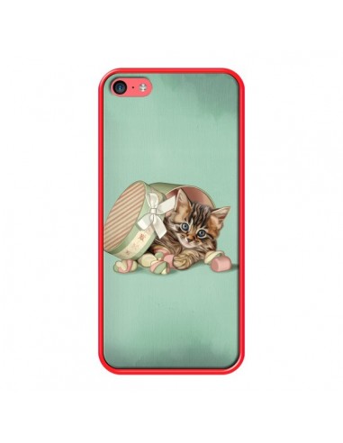 Coque Chaton Chat Kitten Boite Bonbon Candy pour iPhone 5C - Maryline Cazenave