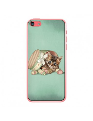 Coque Chaton Chat Kitten Boite Bonbon Candy pour iPhone 5C - Maryline Cazenave