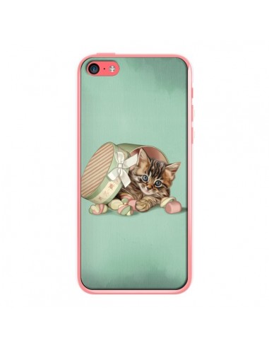 Coque Chaton Chat Kitten Boite Bonbon Candy pour iPhone 5C - Maryline Cazenave