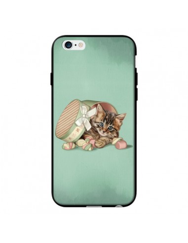 Coque Chaton Chat Kitten Boite Bonbon Candy pour iPhone 6 - Maryline Cazenave