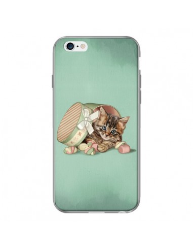 Coque Chaton Chat Kitten Boite Bonbon Candy pour iPhone 6 - Maryline Cazenave