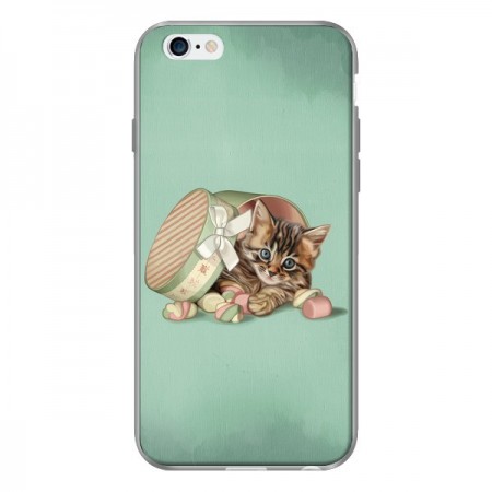 Coque Chaton Chat Kitten Boite Bonbon Candy pour iPhone 6 - Maryline Cazenave Coque Chaton Chat Kitten Boite Bonbon Candy pour iPhone 6 - Maryline Cazenave