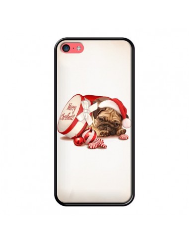 Coque Chien Dog Pere Noel Christmas Boite pour iPhone 5C - Maryline Cazenave