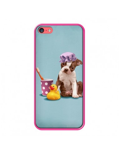 Coque Chien Dog Canard Fille pour iPhone 5C - Maryline Cazenave