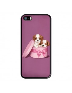 Coque Chien Dog Boite Noeud pour iPhone 5 et 5S - Maryline Cazenave
