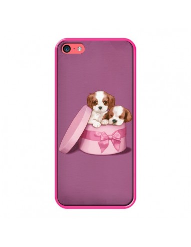 Coque Chien Dog Boite Noeud pour iPhone 5C - Maryline Cazenave