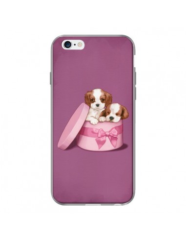 Coque Chien Dog Boite Noeud pour iPhone 6 - Maryline Cazenave