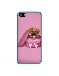 Coque Chien Dog Boite Noeud Triste pour iPhone 5 et 5S - Maryline Cazenave 2