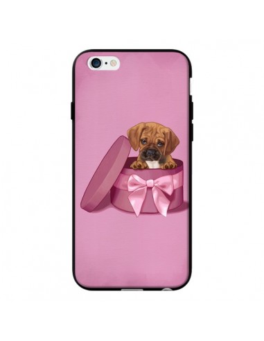 Coque Chien Dog Boite Noeud Triste pour iPhone 6 - Maryline Cazenave