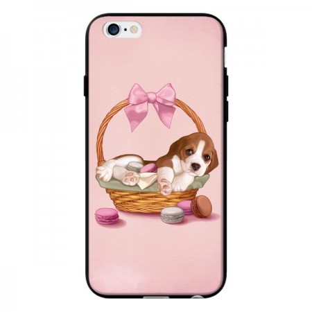 Coque Chien Dog Panier Noeud Papillon Macarons pour iPhone 6 - Maryline Cazenave Coque Chien Dog Panier Noeud Papillon Macarons pour iPhone 6 - Maryline Cazenave