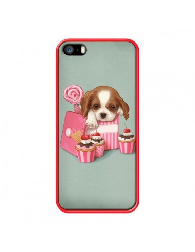 Coque Chien Dog Cupcake Gateau Boite pour iPhone 5 et 5S - Maryline Cazenave