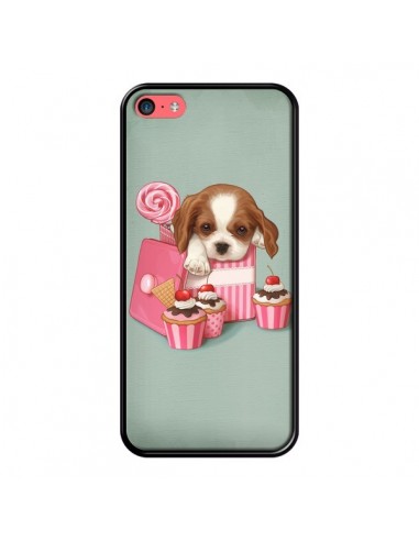 Coque Chien Dog Cupcake Gateau Boite pour iPhone 5C - Maryline Cazenave