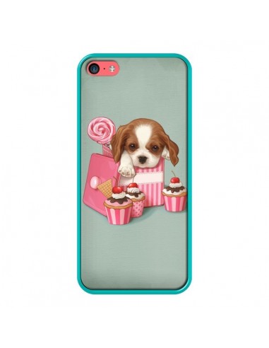 Coque Chien Dog Cupcake Gateau Boite pour iPhone 5C - Maryline Cazenave