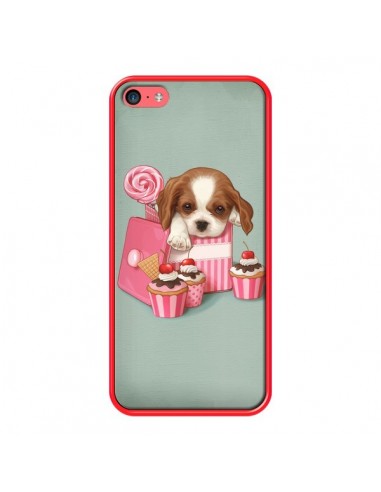 Coque Chien Dog Cupcake Gateau Boite pour iPhone 5C - Maryline Cazenave