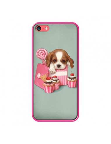Coque Chien Dog Cupcake Gateau Boite pour iPhone 5C - Maryline Cazenave