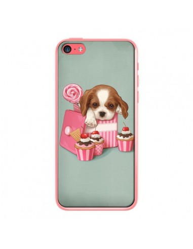 Coque Chien Dog Cupcake Gateau Boite pour iPhone 5C - Maryline Cazenave