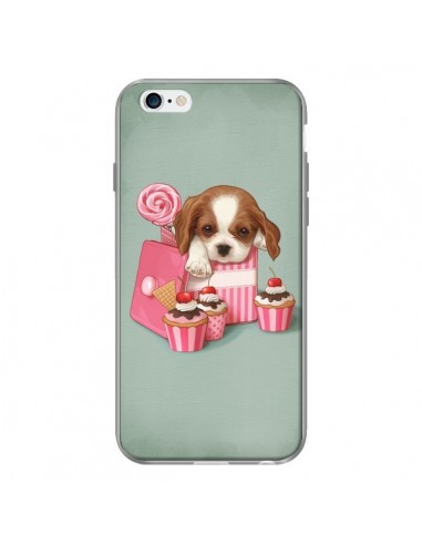 Coque Chien Dog Cupcake Gateau Boite pour iPhone 6 - Maryline Cazenave