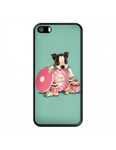 Coque Chien Dog Cupcakes Gateau Boite pour iPhone 5 et 5S - Maryline Cazenave
